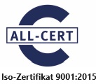 ALL-CERT – ISO-Zertifikat 9001:2015